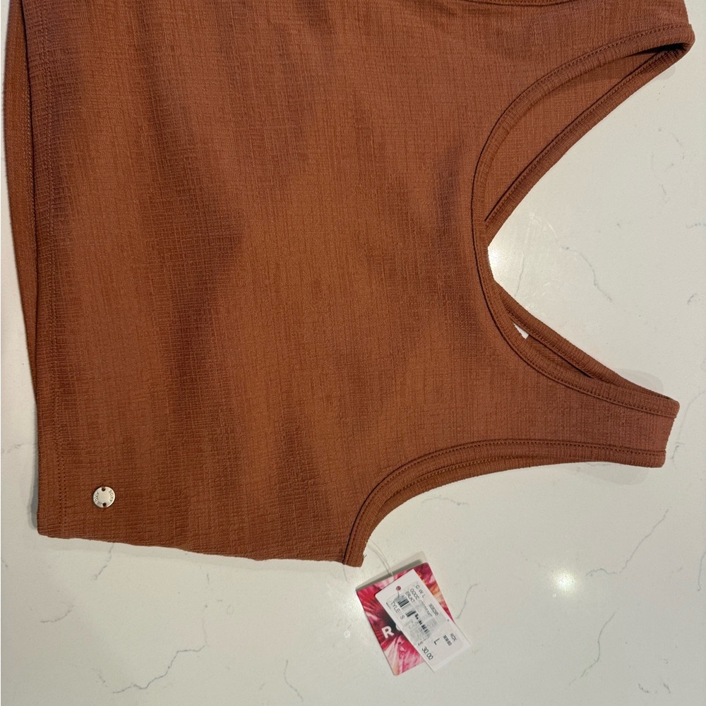 Roxy Terracotta Knit Top - Picture 8 of 8